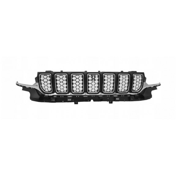 JEEP GRAND CHEROKEE SUMMIT WL 2021-2025 ATRAPA GRILL GÓRNY Z CHROM KAMERA