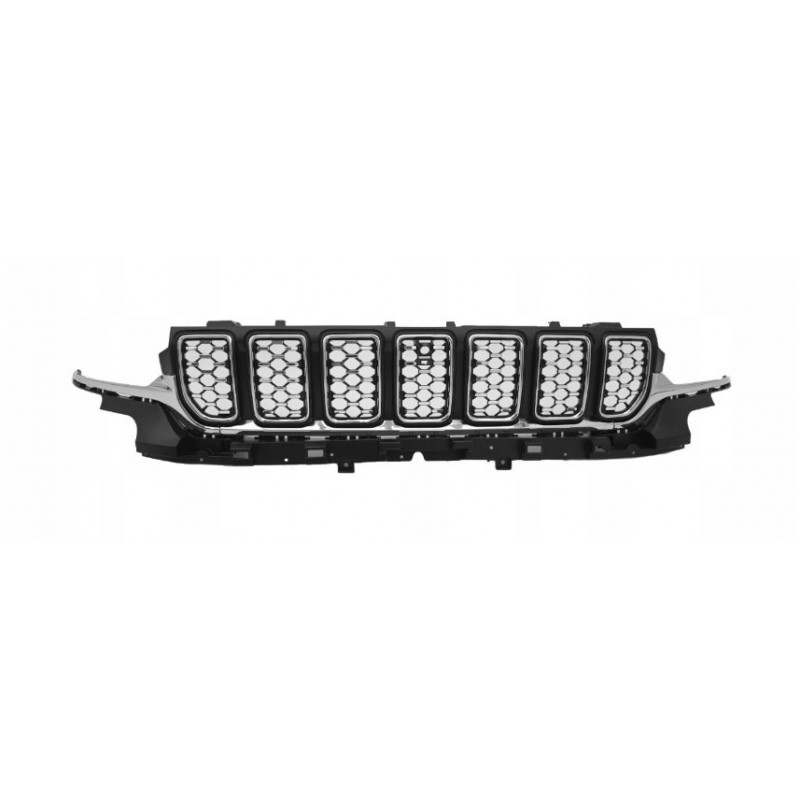 JEEP GRAND CHEROKEE SUMMIT WL 2021-2025 ATRAPA GRILL GÓRNY Z CHROM KAMERA