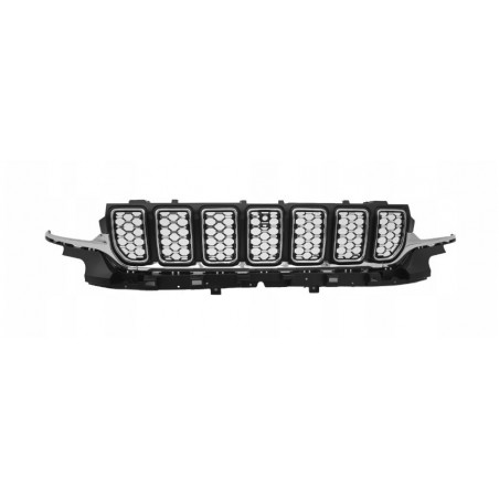 JEEP GRAND CHEROKEE SUMMIT WL 2021-2025 ATRAPA GRILL GÓRNY Z CHROM KAMERA