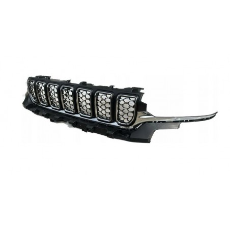 JEEP GRAND CHEROKEE SUMMIT WL 2021-2025 ATRAPA GRILL GÓRNY Z CHROM KAMERA