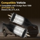 DODGE RAM 1500 DT 2019-24 AMORTYZATOR AMORTYZATORY PNEUMATYCZNE MIECHY KPL