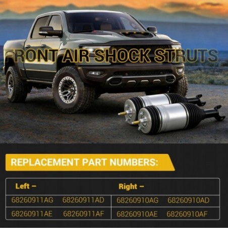 DODGE RAM 1500 DT 2019-24 AMORTYZATOR AMORTYZATORY PNEUMATYCZNE MIECHY KPL