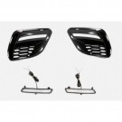DODGE CHARGER WIDEBODY 2020-2023 RAMKA ATRAPA HALOGEN LED DRL LEWY + PRAWY