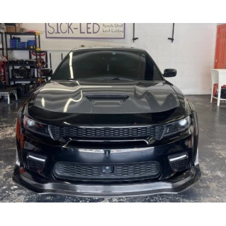 DODGE CHARGER WIDEBODY 2020-2023 RAMKA ATRAPA HALOGEN LED DRL LEWY + PRAWY
