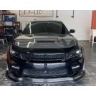 DODGE CHARGER WIDEBODY 2020-2023 RAMKA ATRAPA HALOGEN LED DRL LEWY + PRAWY
