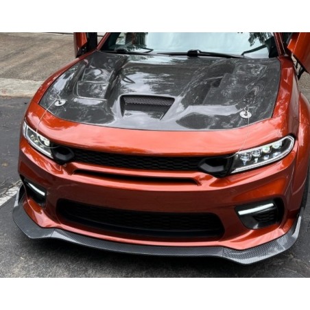 DODGE CHARGER WIDEBODY 2020-2023 RAMKA ATRAPA HALOGEN LED DRL LEWY + PRAWY