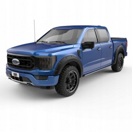 POSZERZENIA BŁOTNIKÓW KOMPLET Z OTWORAMI NAKŁADKI LISTWY FORD F-150 2021-25