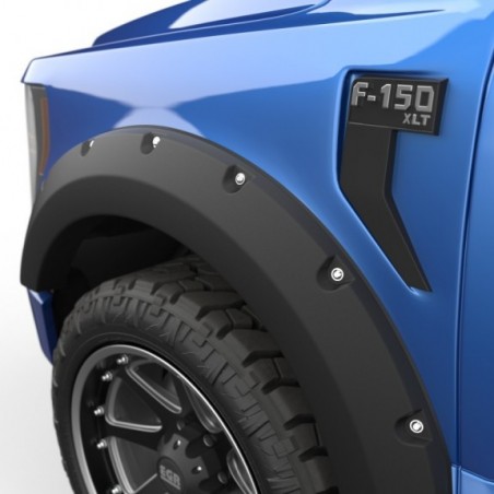 POSZERZENIA BŁOTNIKÓW KOMPLET Z OTWORAMI NAKŁADKI LISTWY FORD F-150 2021-25