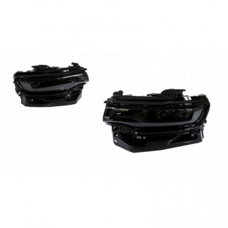 JEEP WAGONEER GRAND WAGONEER 2022-2025 AMPA LAMPY PRZÓD LED SOCZEWKI CZARNE
