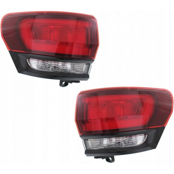 JEEP GRAND CHEROKEE WK2 SRT 2014-21 LAMPA TYŁ PRAWA + LEWA NAROŻNA CIEMNA