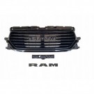 DODGE RAM 1500 2019-24 ATRAPA GRILL CZARNY POŁYSK LIMITED PODSTAWA + LITERY