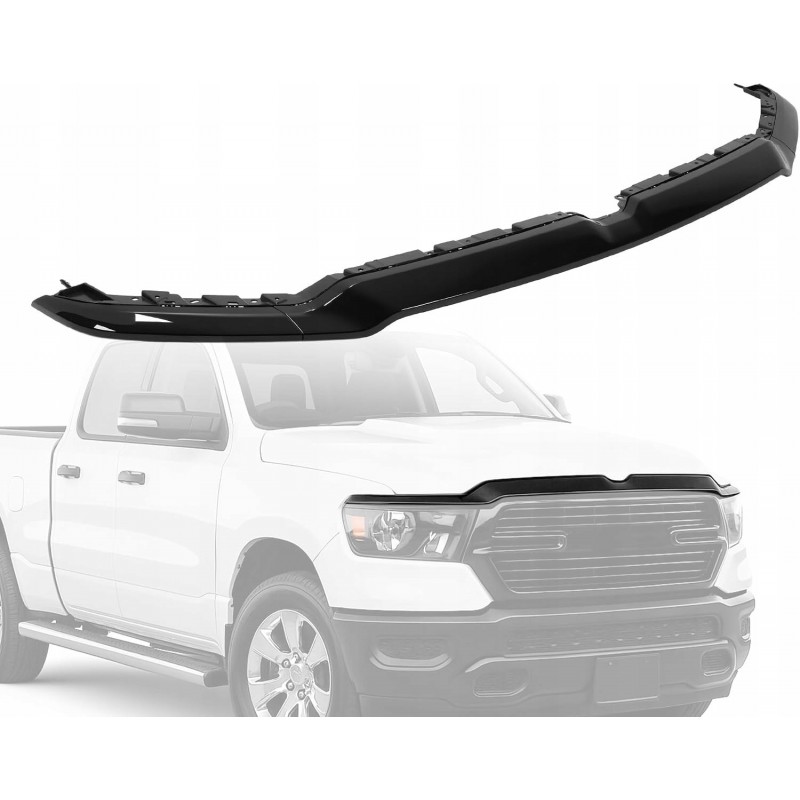 DODGE RAM 1500 V 2019-2024 LISTWA NAKŁADKA ATRAPY MASKI CZARNA POŁYSK