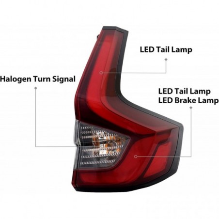 HONDA CRV CR-V 2023-2024 LAMPA LEWA + PRAWA KOMPLET TYŁ Z LED NOWE