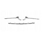 JEEP GRAND CHEROKEE WL L 2021- LISTWA LISTWY GRILLA ATRAPY CHROM KOMPLET