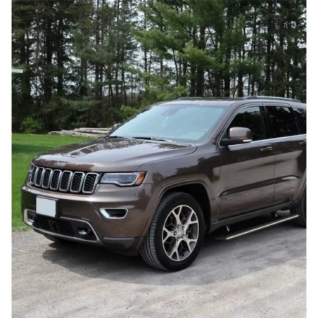 JEEEP GRAND CHEROKEE WK2 2011-2021 PRÓG PROGI ELEKTRYCZNE STOPNIE KPL Z LED