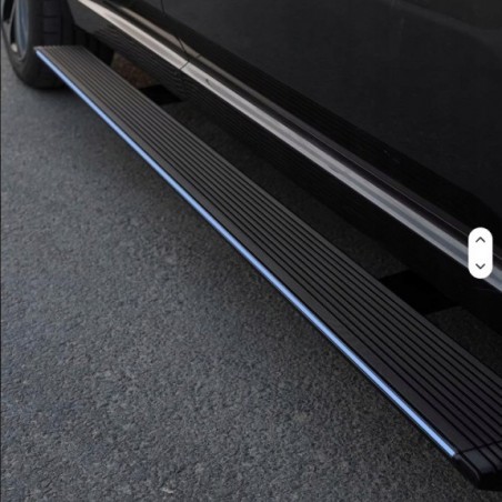 JEEEP GRAND CHEROKEE WK2 2011-2021 PRÓG PROGI ELEKTRYCZNE STOPNIE KPL Z LED