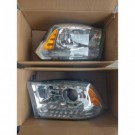 DODGE RAM 2013-2018 LAMPA PRAWA +LEWA JASNA LED ŻÓŁTY USA SOCZEWKA KOMPLET
