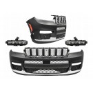 JEEP GRAND CHEROKEE WL 21- ZDERZAK PRZEDNI KOMPLETNY POD PDC + HALOGENY LED