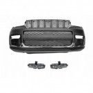 JEEP GRAND CHEROKEE WL LONG 21- ZDERZAK PRZÓD KOMPLET POD PDC + HALOGEN LED