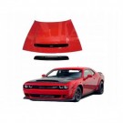 ATRAPA WLOT ŚRODKOWY KRATKA MASKI DODGE CHALLENGER DEMON 2008-2023