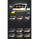 DODGE RAM IV 2009- LAMPA LAMPY LED VLAND LEWA+PRAWA KPL BLACK 3 SOCZEWKI EU