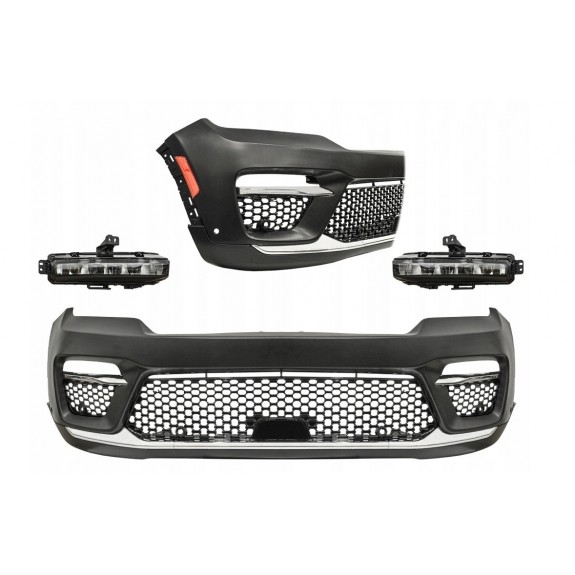 ZDERZAK PRZEDNI KOMPLETNY PDC Z HALOGEN JEEP GRAND CHEROKEE WL KRÓTKI 2021-
