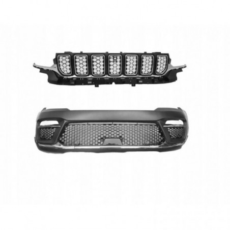 ZDERZAK PRZEDNI KOMPLETNY PDC Z HALOGEN JEEP GRAND CHEROKEE WL KRÓTKI 2021-