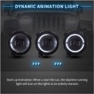 JEEP WRANGLER JL GLADIATOR JT 2018- LAMPA LAMPY 9'' FULL LED VLAND SOCZEWKA