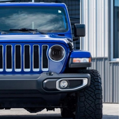 JEEP WRANGLER JL GLADIATOR JT 2018- LAMPA LAMPY 9'' FULL LED VLAND SOCZEWKA