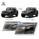 JEEP WRANGLER JL GLADIATOR JT 2018- LAMPA LAMPY 9'' FULL LED VLAND SOCZEWKA