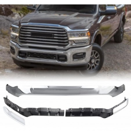 DODGE RAM 2500 3500 2019-2024 LISTWA NAKŁADKA ATRAPY GÓRNA CHROM KOMPLET