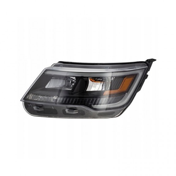 LAMPA LEWA PRZÓD Z LED CZARNA FORD EXPLORER 2016-2018