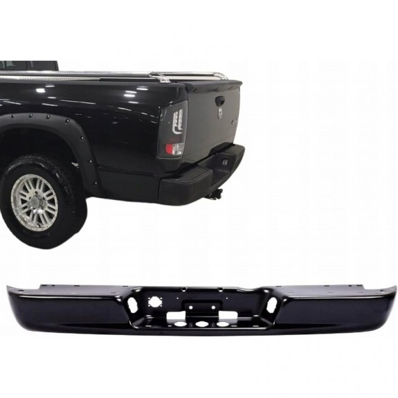 ZDERZAK TYŁ CZARNY GOŁY DO MALOWANIA NOWY DODGE RAM 1500 2500 3500 2002-08