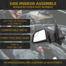 LUSTERKO LEWE PODGRZEWANE + KIERUNEK 8 PIN NOWE FORD F-150 F150 2015-2020