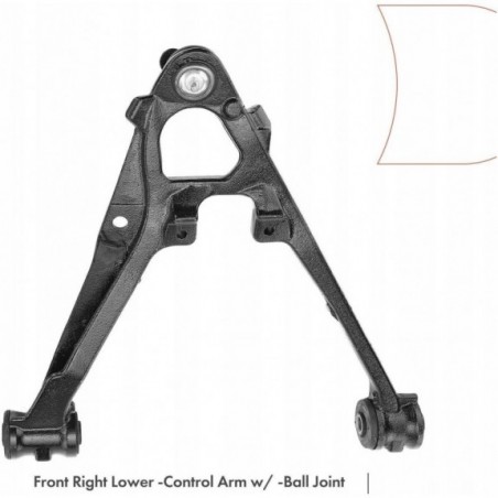 CADILLAC ESCALADE CHEVROLET SILVERADO 2007-2014 WAHACZ DOLNY PRAWY + LEWY