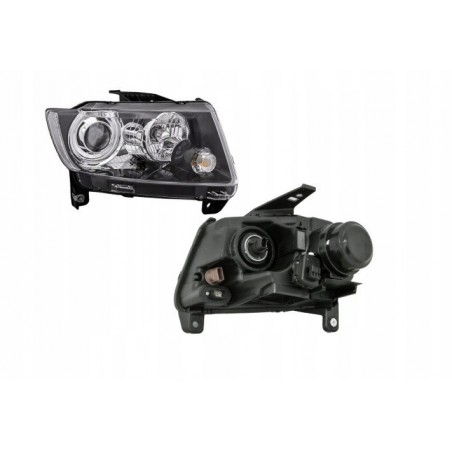 LAMPA PRAWA EUROPA CZARNA Z SILNIKIEM JEEP COMPASS 2014-2016