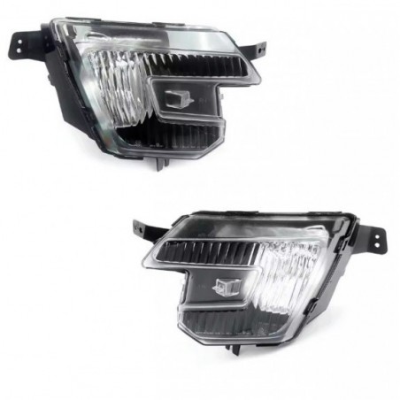 FORD EXPLORER 2016-2017 HALOGEN LEWY + PRAWY Z ŻARÓWKĄ CZARNY NOWY KOMPLET