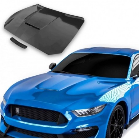 MASKA POKRYWA SILNIKA ALUMINIUM WYGŁUSZKA STYL GT350 FORD MUSTANG 2015-2017