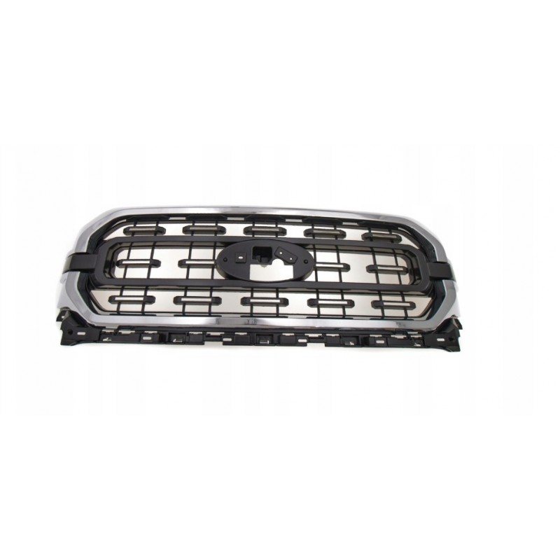 FORD F-150 F150 XL XLT 2021-2023 ATRAPA GRILL CHROM + CZARNA ML3Z-8200-BB