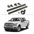 PRÓG PROGI ELEKTRYCZNE STOPNIE WYSUWANE KOMPLET Z LED FORD F-150 2015-2020
