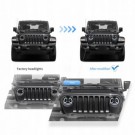 LAMPA LAMPY EUROPA 9'' LED VLAND JEEP WRANGLER JL JT GLADIATOR 2018-2023