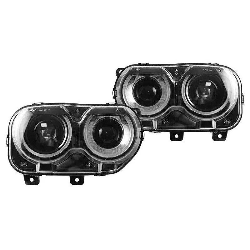 DODGE CHALLENGER 2015- LAMPA LAMPY XENON LED LEWY + PRAWY KOMPLETNE EUROPA