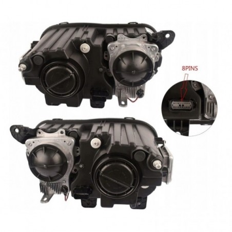 DODGE CHALLENGER 2015- LAMPA LAMPY XENON LED LEWY + PRAWY KOMPLETNE EUROPA