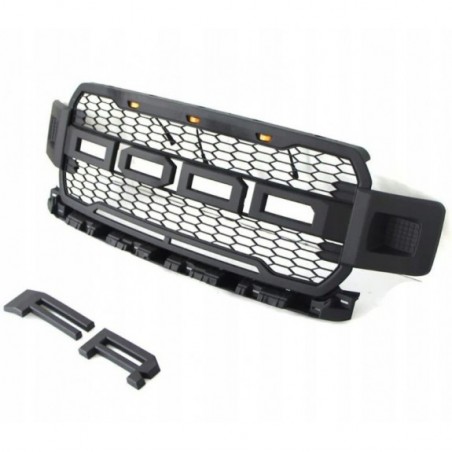ATRAPA GRILL CZARNA STYL RAPTOR Z LED NOWA FORD F-150 F150 2018-2020