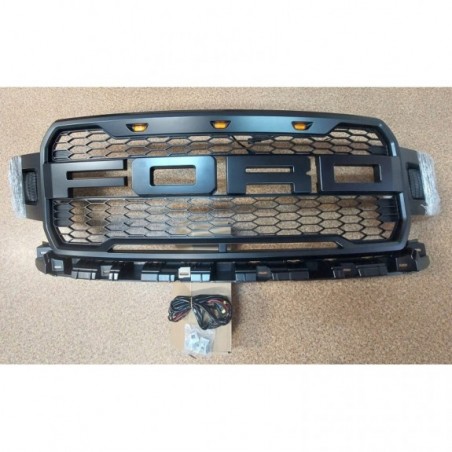 ATRAPA GRILL CZARNA STYL RAPTOR Z LED NOWA FORD F-150 F150 2018-2020